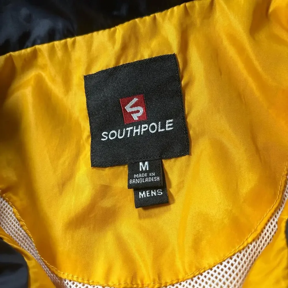 SouthPole SP91 Men’s ColorBlock Pullover  1/4 Zip Windbreaker Jacket Size M